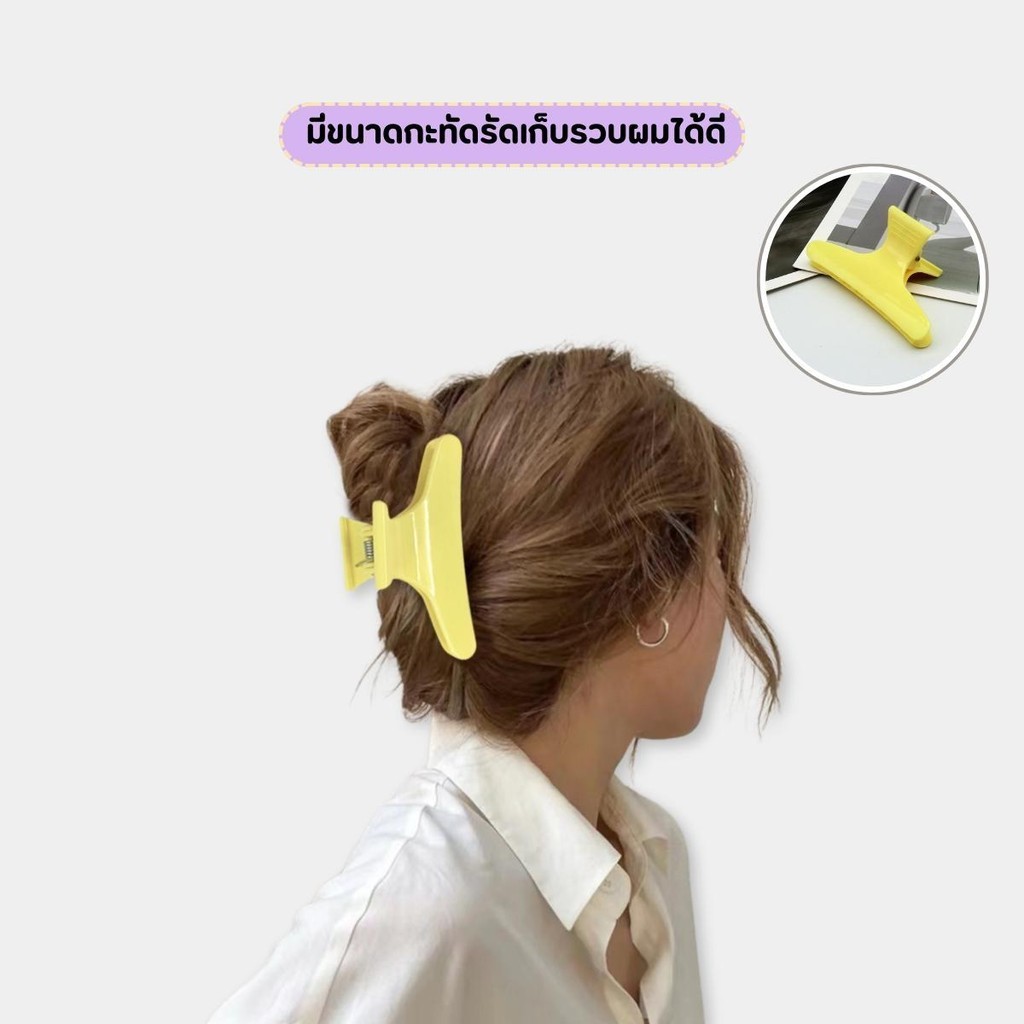 กิ๊บหนีบผม ที่หนีบผม สีพาสเทล 12 ชิ้น/แพ็ค - รูปที่ 6