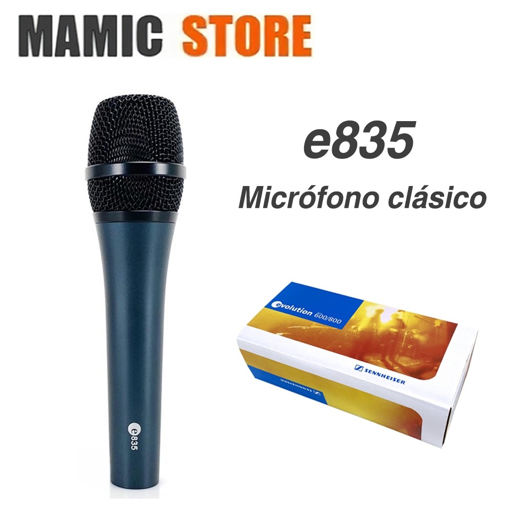 E835 Wired dynamic Cardioid Professional Vocal Microphone e835s Studio Mic for PC gaming คาราโอเกะ