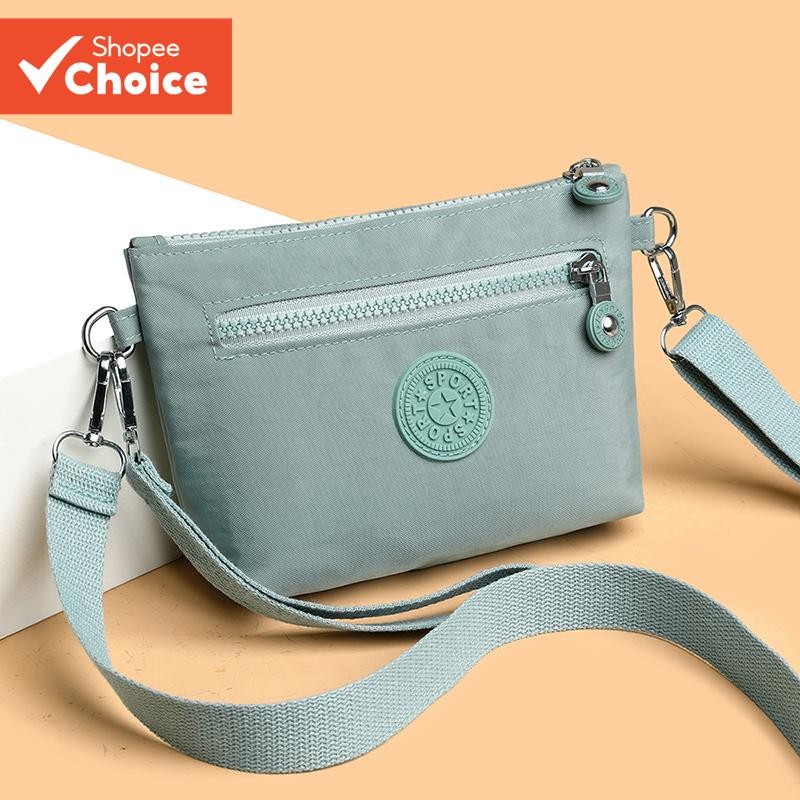 1 PC Simple casual กีฬาสีทึบผ้าวัสดุสายคล้องไหล่ปรับที่ถอดออกได้สายรัดข้อมือผู้หญิง crossbody กระเป๋าสําหรับ Commute/ทํางาน/สํานักงาน