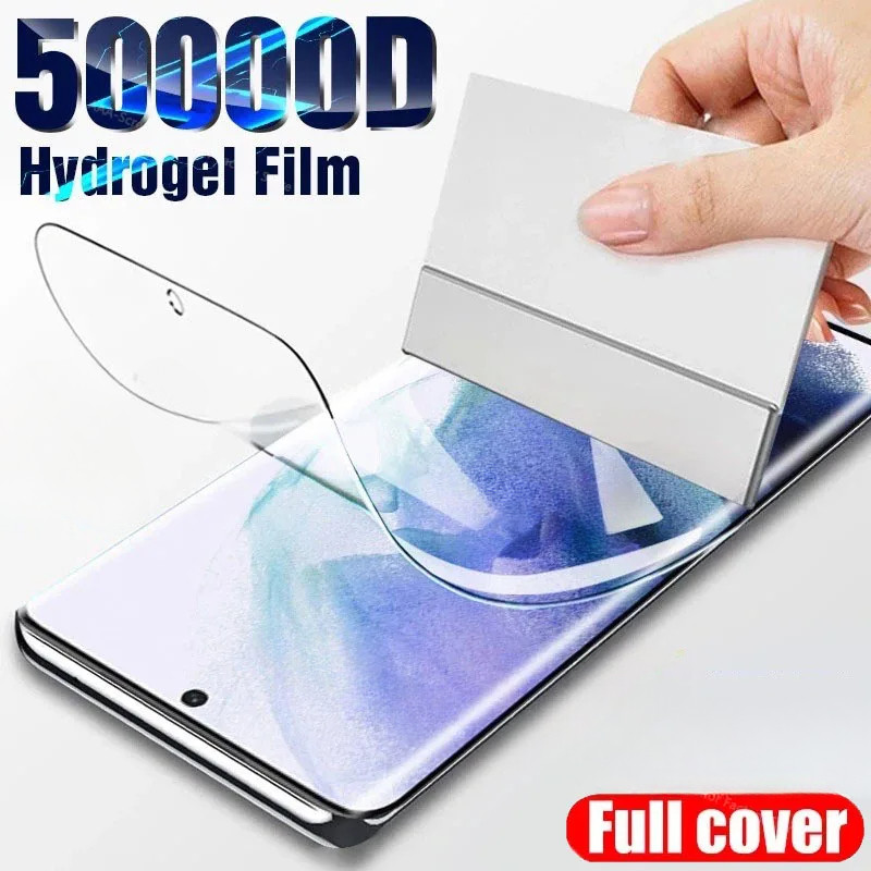 SamsungS25 S25Ultra S24Ultra 3 ชิ้น 5000D HD Clear Soft Hydrogel ฟิล์มสําหรับ Samsung Galaxy S25 S24