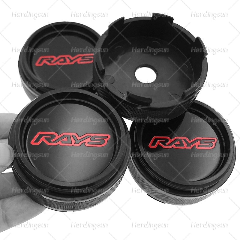 4PCS ใหม่ 61 มม.RAYS Volk Racing Rays หมวก CE28 TE37 RE30 ZE40 กีฬาขอบล้อหมวก
