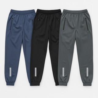 Kit Calça 3 Peças Dry Fit Calça Adulto Academia Masculina Adulta com Bolso Zíper Flanelada