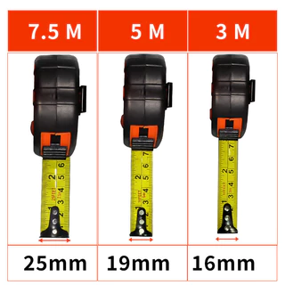 MUSCLE COW ตลับเมตร ตลับเมตรหุ้มยาง เกรดพรีเมี่ยม ขนาด 3.5m 5m 7.5m ตลับเมตร วัดแม่น ความยาวเต็ม หุ้มยาง แข็งแรง ทนทาน