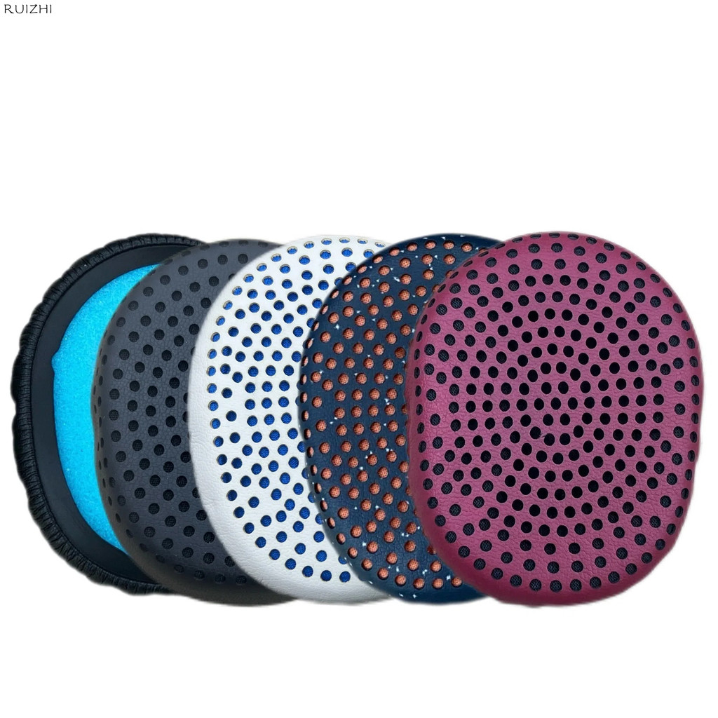 EarPads โปรตีนหนังและหน่วยความจําโฟมเบาะแผ่นรองหูฟังสําหรับ Skullcandy Riff Riff2 ไร้สายหูฟังชนิดใส่