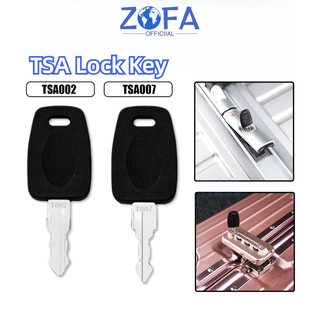 Safe Skies มัลติฟังก์ชั่น TSA002 & TSA007 Tsa Safe Skies ล็อคกระเป๋าเดินทาง Original