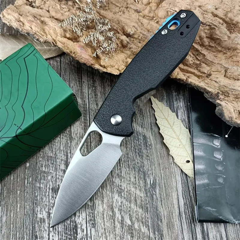 CR Piet 5390 Portable Daily Use Folding Knife Kitchen Outdoor Camping Cutting Tools 8Cr13 Blade Blac