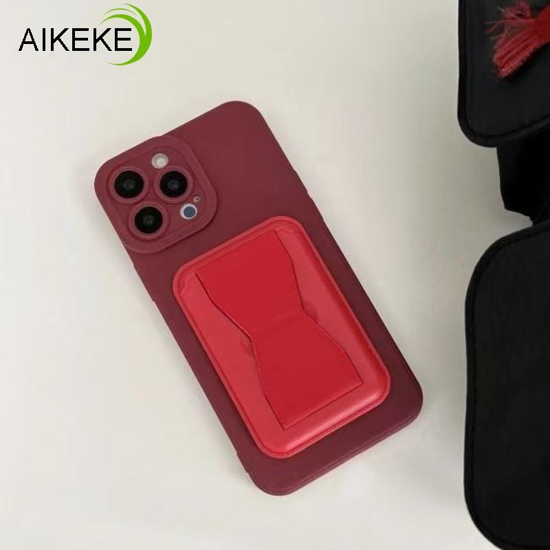 Simple สีทึบเคสโทรศัพท์สําหรับ Realme GT 7 6 6T 5 2 Pro Explorer Master 3 Neo Master Q5i Q5X Q2i P1 5G การ์ดกระเป๋าวงเล็บปกหลังคู่เลนส์ป้องกัน Anti-fall Soft Casing