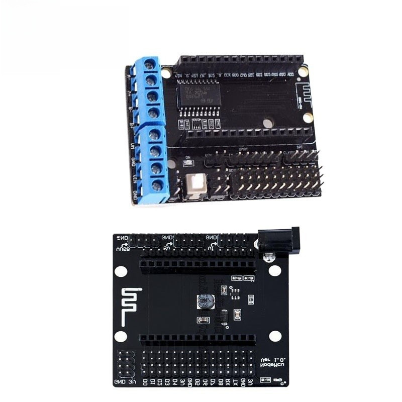 NodeMCU มอเตอร์ Shield Board L293D/NodeMcu Node MCU ฐาน ESP8266 ทดสอบ DIY Breadboard Basics เครื่องท