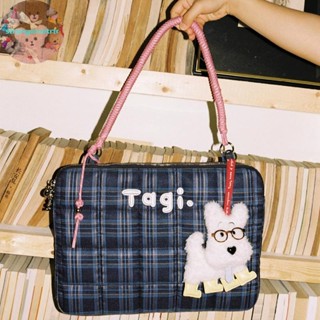 Strongaroetrtr เกาหลีลายสก๊อต Commuting กระเป๋าสะพายขนาดใหญ่…