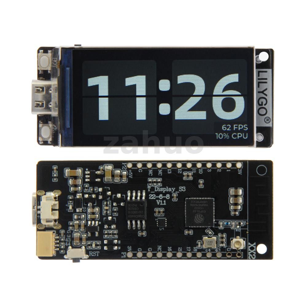 ลิลลี่โก® T-Display-S3 ESP32-S3 1.9 นิ้ว ST7789 จอแสดงผล LCD Development Board WIFI Bluetooth5.0 โมดูลไร้สาย 170*320 ความละเอียด