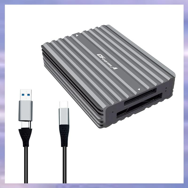 แบบพกพา Type C to CFexpress B CFexpress A Reader ไดรฟ์ฟรี CFexpress Tyep B Card Reader CFexpress Tye
