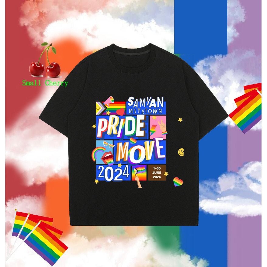 🏳‍🌈 Pride Month🏳‍🌈 2025เดือนแห่งความภาคภูมิใจ ธงสายรุ้ง LGBT Pride Month LGBT Rainbow Flag T-shirt