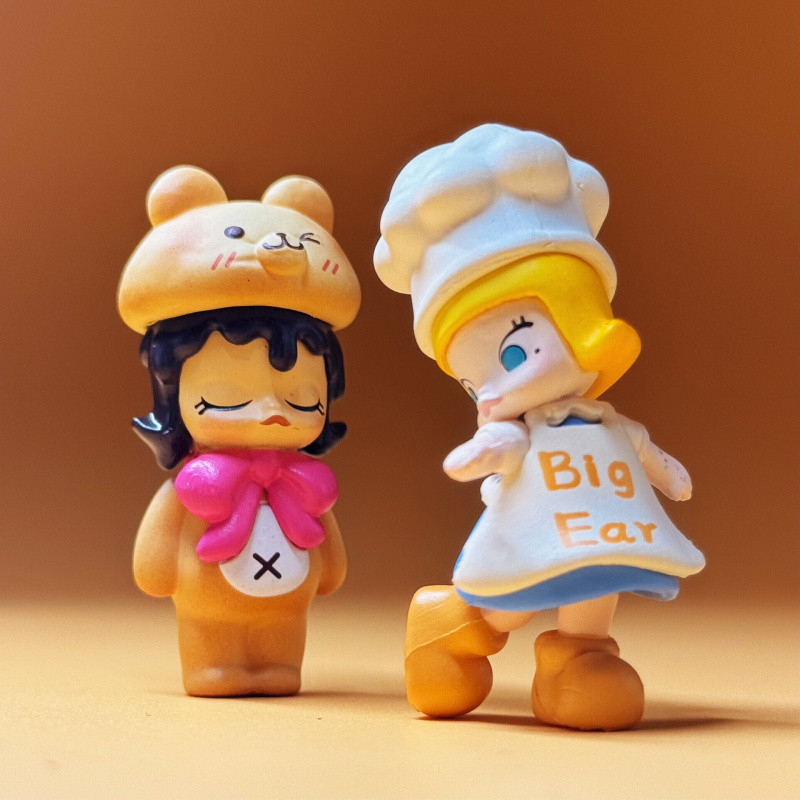 Pop Mart Modification Doll Cute Grain Modification Doll Decoraive Hangings Handmade Accessories ตุ๊กตา DIY