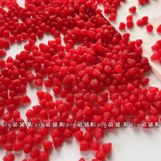 โมเดลผลไม้สตรอเบอร์รี่ขนาดเล็ก ของตกแต่งเล่น DIY อุปกรณ์ครีม วัสดุงานฝีมือทำมือ วัสดุสนับสนุน