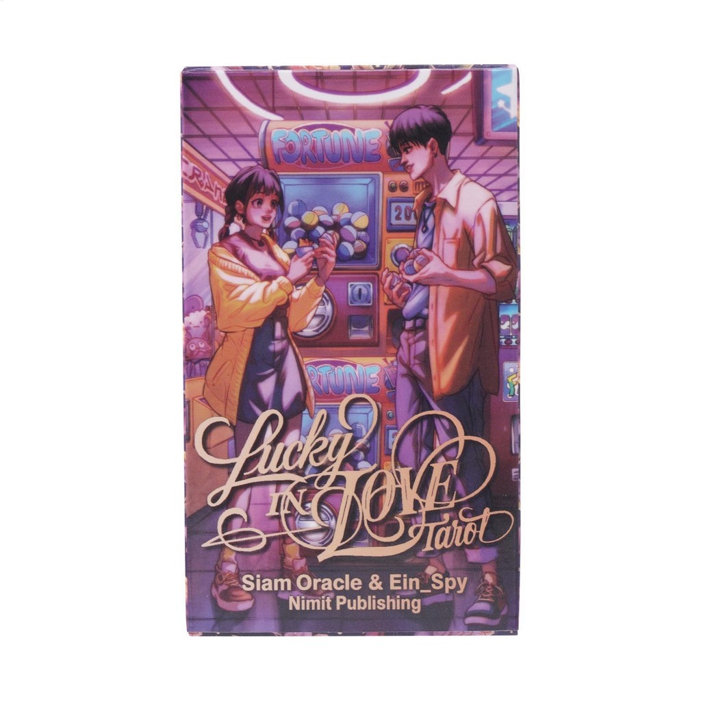 Lucky In Love Tarot Oracle การ์ด 80 ชิ้นคลาสสิกรักไพ่ทาโรต์สําหรับผู้เริ่มต้นกุหลาบดาวเกมกระดาน caeudeyth