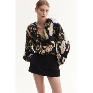 H&M(เอชแอนด์เอ็ม) เสื้อเสื้อเบลาส์ คอแถบ ผู้หญิง 1281672_1