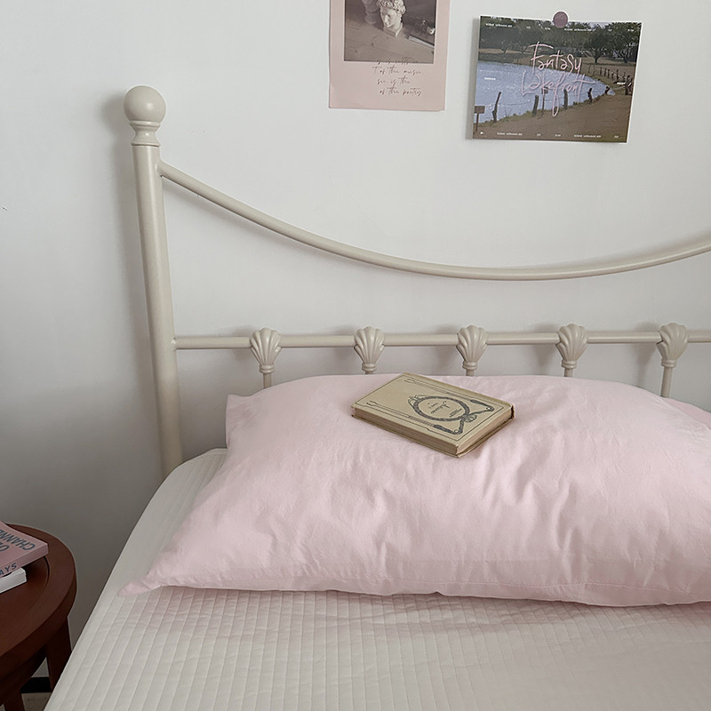 ตารางสีชมพูและสีเขียว ผ้าฝ้ายแท้คุณภาพสูง Super Soft 800TC pillowcase ปลอกหมอนผ้าฝ้ายหวีผ้าฝ้าย 100% ราคา ถูกที่สุด ดีลบีเคเค แกลเลอรีภาพที่ 7