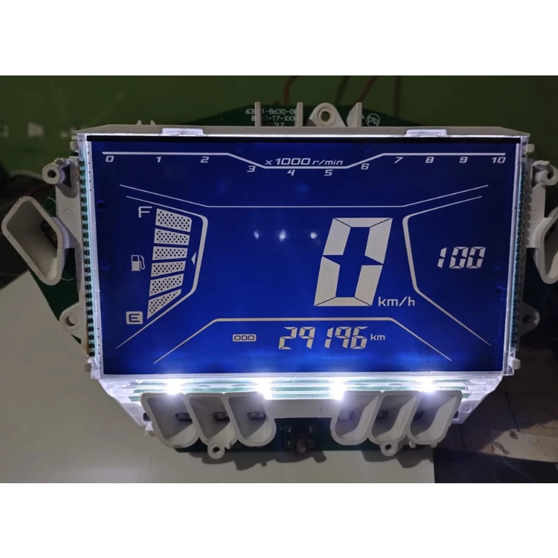 BRIGIXSHOP LCD AEROX 155 lixi Speedometer Yamaha /LCD Speedometer AEROX 155 / LEXI 125 / 2016-2020 เ