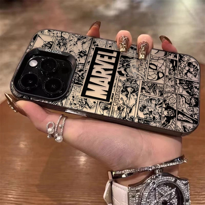 ❤️Mario❤️เคสไอโฟน11 12 13 14 15 16 17 Pro Max Matte Cartoon การ์ตูน hard Case For iPhone 7 8 16 15 PLUS X/XS XR XSMAX