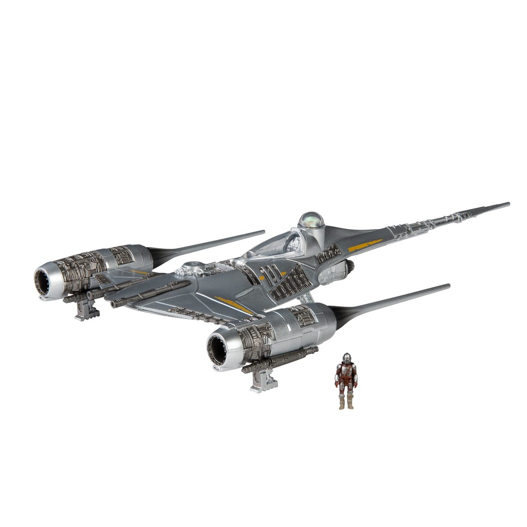 Star Wars Micro Galaxy Squadron Mandalorian N -1 Starfighter - ยานพาหนะระดับ Starfighter ขนาด 5 นิ้ว