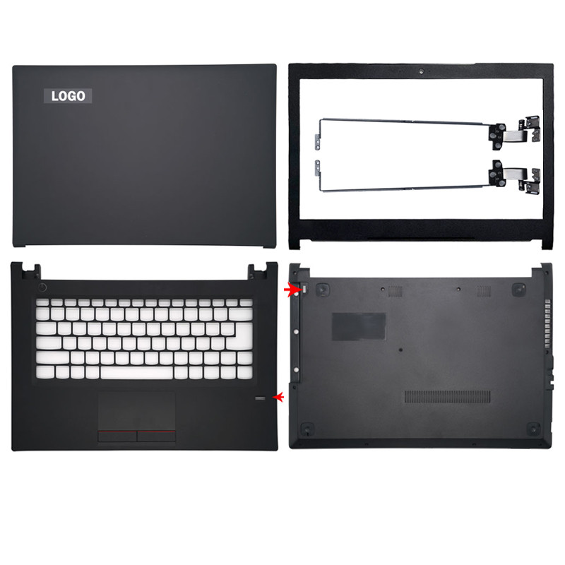 ใหม่สําหรับ Lenovo V510-14IKB E42 E42-30 E42-70 E42-80 แล็ปท็อปปกหลัง LCD ด้านหน้า Bezel Palmrest ด้