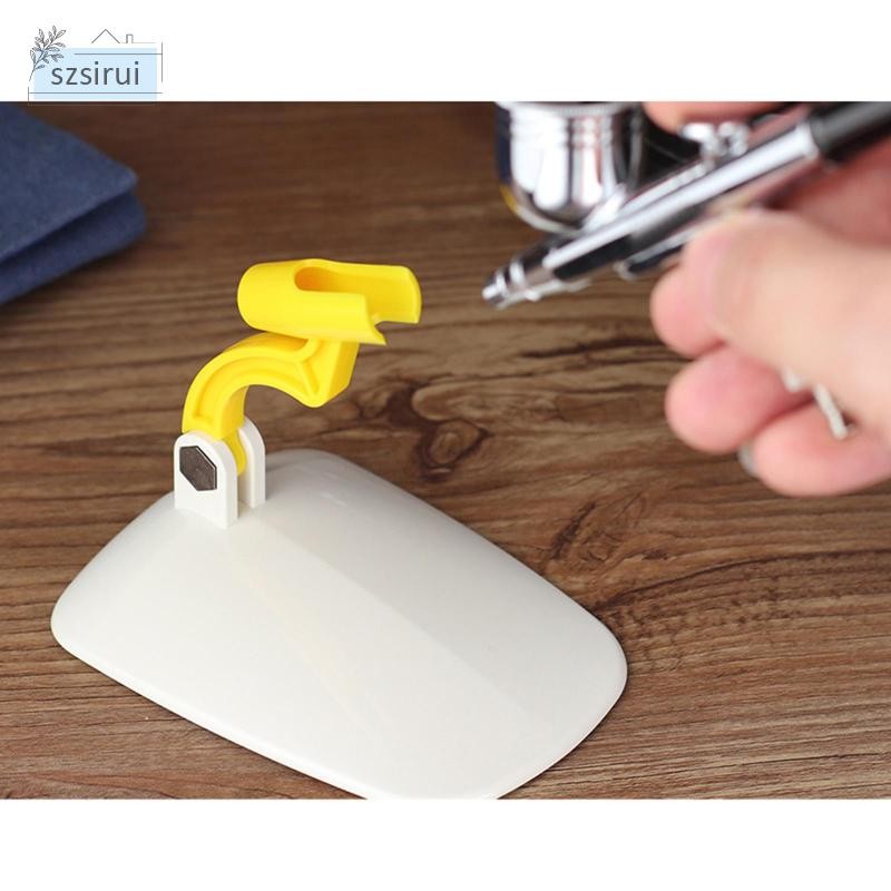 [szsirui] เดสก์ท็อป Airbrush Stand Airbrush Storage Rack Stand Air Brush Grip Stand Airbrush Pen Hol