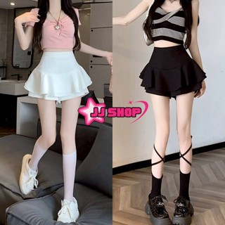 JJ Shop​💜พร้อมส่ง กระโปรงกางเกงเอวสูง ใส่สบายมาก ทรงปลายบาน …