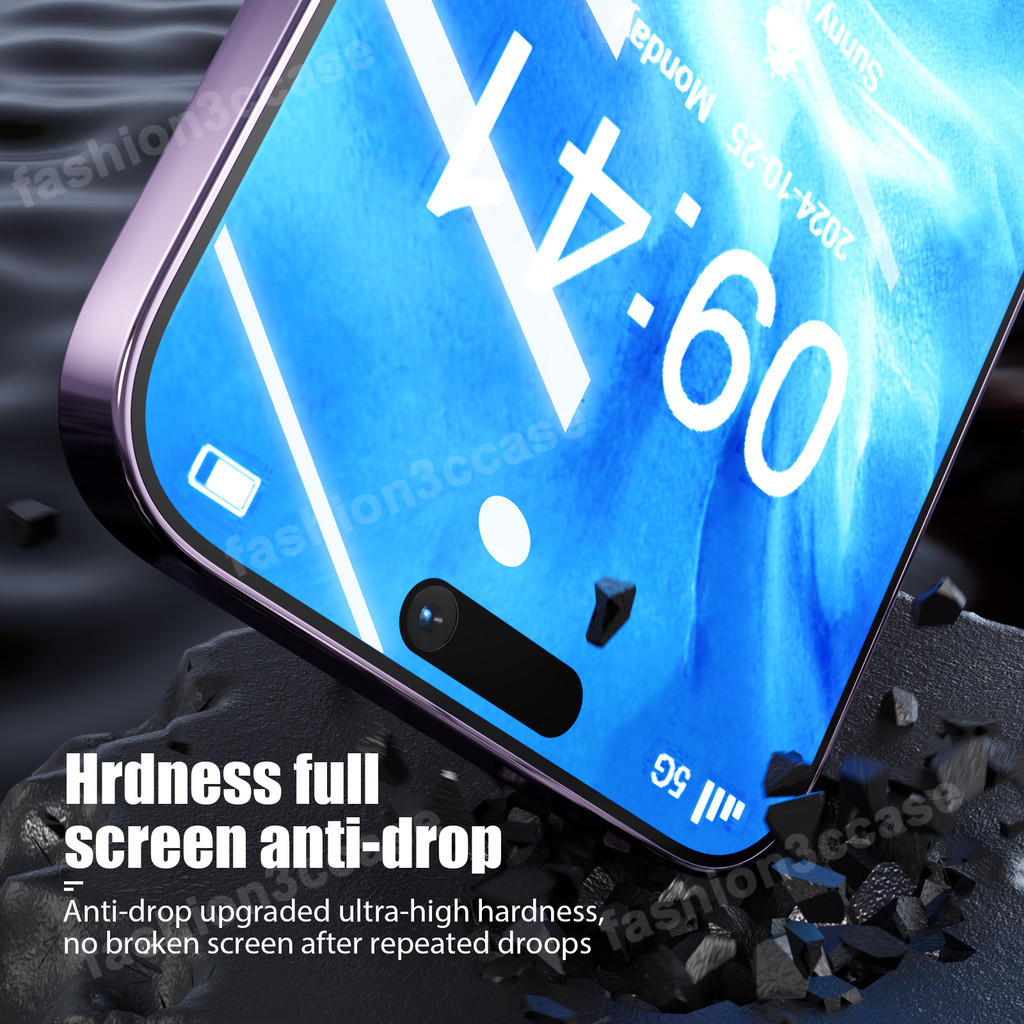 ฟิล์มกระจก For OPPO A5 Pro 5G A3 A17K A18 A17 A15 A12 A5 A9 2020 A16 A57 4G A31 A78 A38 A54 A58 A60 A74 A79 A77 A95 - รูปที่ 7