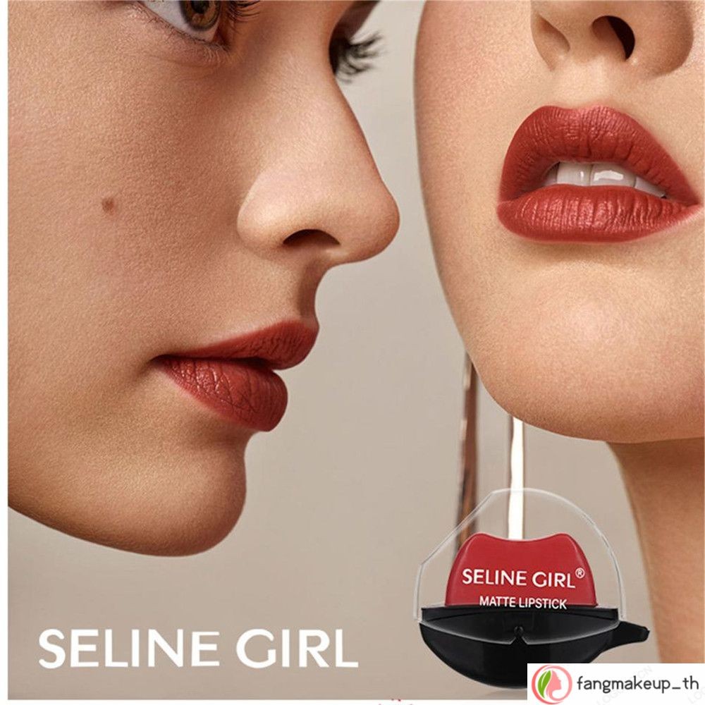 ลิปสติกเนื้อแมท Intense Matte Effect Energetic Matte Lip Color That Not Dry Out Lipstick Social Medi