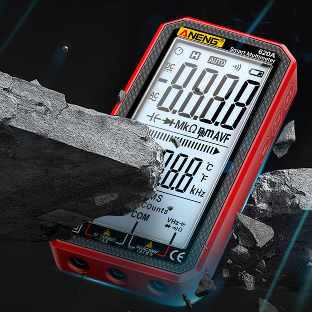 ดิจิตอลสมาร์ทมัลติมิเตอร์ 6000 นับ True RMS อัตโนมัติไฟฟ้าความจุเมตรอุณหภูมิไดโอด Hz เครื่องทดสอบ AC/DC แอมป์มิเตอร์โวลต์มิเตอร์ - รูปที่ 4