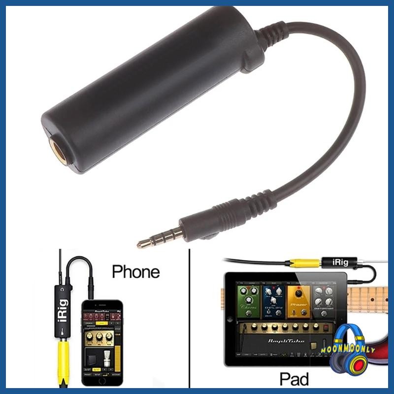 Guitar Interface I-Rig Converter Replacement Guitar for Phone  Guitar Tuner