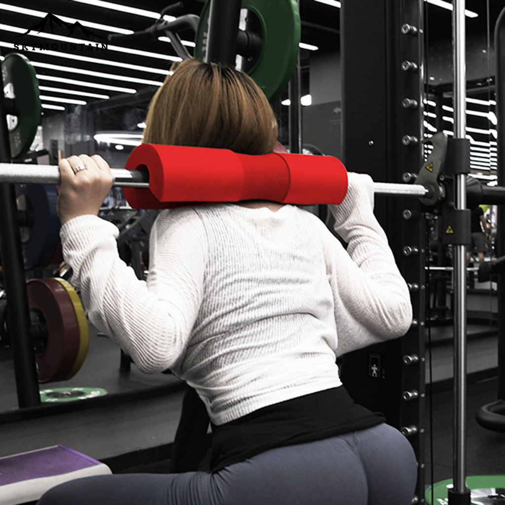 Anti-slip Barbell ไหล่ Pad Nbr โฟม Barbell Pad สบาย Barbell Squat Pad สําหรับ Thrusts และยกน้ําหนักไ