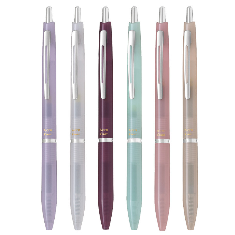Japan Japan Pilot Pilot Acro Hyun Smooth ปากกาลูกลื่น Limited Edition 0.3 มม. ที่ใส่ปากกาโลหะเรซินปากกาลูกลื่น