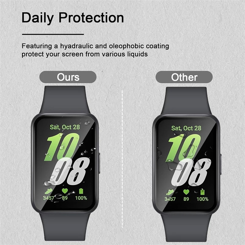 ฟิล์มแก้วนิรภัย for Samsung Galaxy Fit 3 3D ไฮโดรเจล ตัวป้องกันหน้าจอ for Smartwatch Samsung Fit 3 - รูปที่ 4