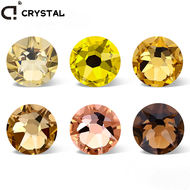 2088 8 ใหญ่ + 8 ขนาดเล็กตัด Facets พรีเมี่ยม Rhinestone Flatback Non Hotfix ตกแต่งคริสตัลหิน