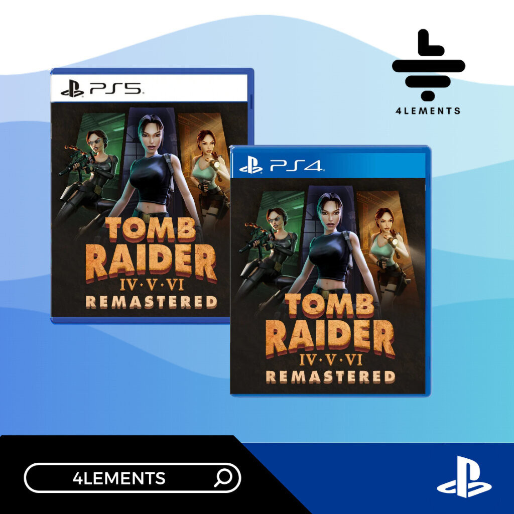 (PRE-ORDER 24 OCT 2025) PS4 PS5 TOMB RAIDER IV - V - VI REMASTERED (R2/EU) (GAME) (ENG)