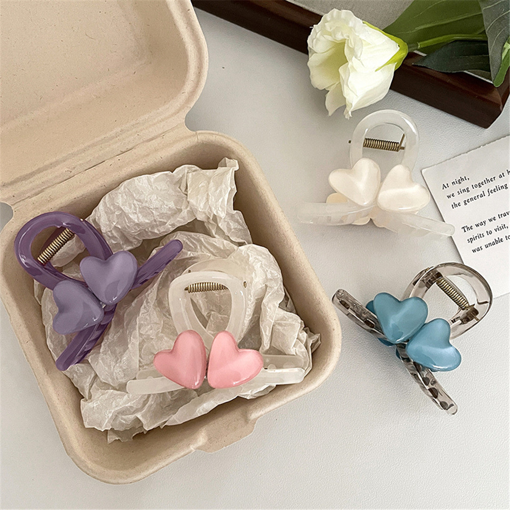 กิ๊บติดผมสไตล์เกาหลีสำหรับสาวรักสีสัน ด้านหลังศีรษะ ขนาดกลาง น่ารัก หวาน และทันสมัย - รูปที่ 5