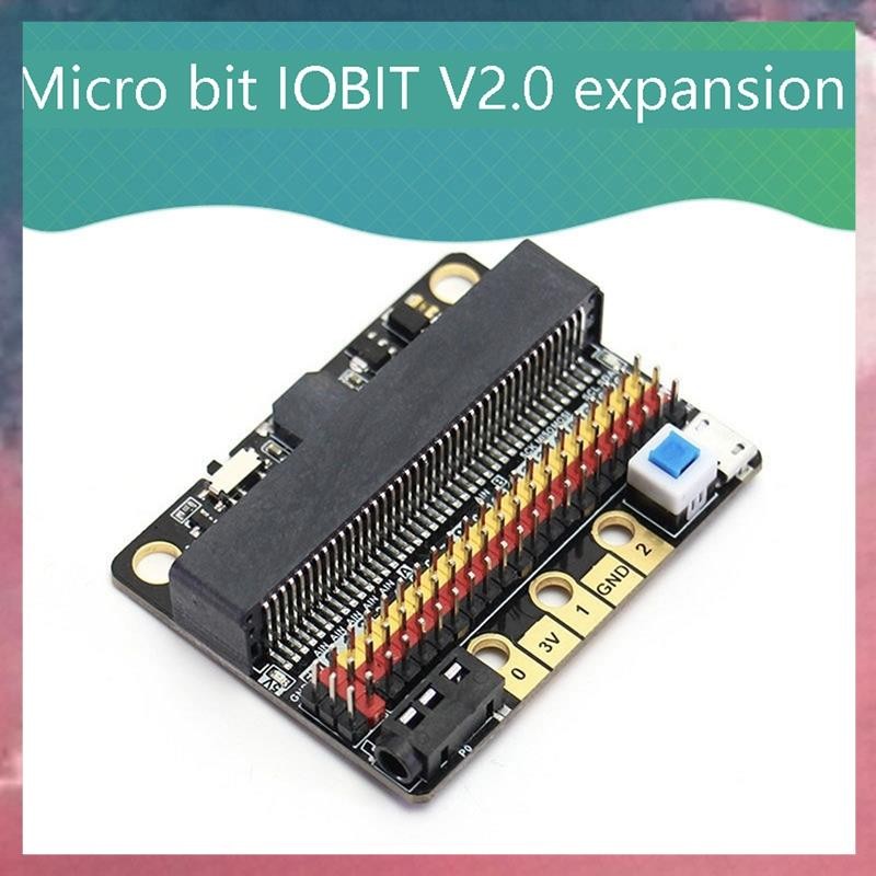 บอร์ดขยาย IOBIT V2.0 บอร์ดอะแดปเตอร์แนวนอนบอร์ดอะแดปเตอร์แนวนอน IOBIT V2.0 บอร์ดขยายสําหรับ Microbit