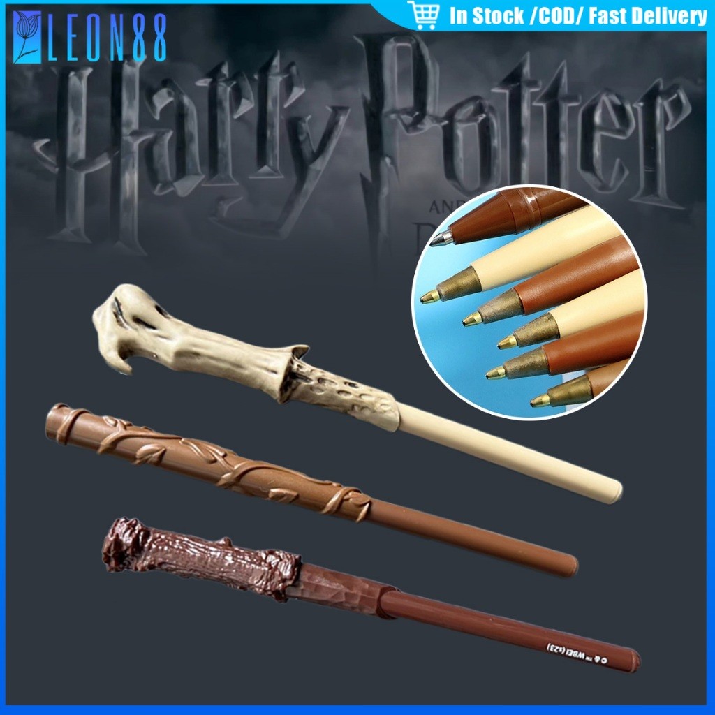 ของมาใหม่！ยาว16CM ปากกาไม้กายสิทธิ์ แฮร์รี่พอตเตอร์harry potter ไม้คฑาพลาสติก เขียวเป็นสีดำ 1MM