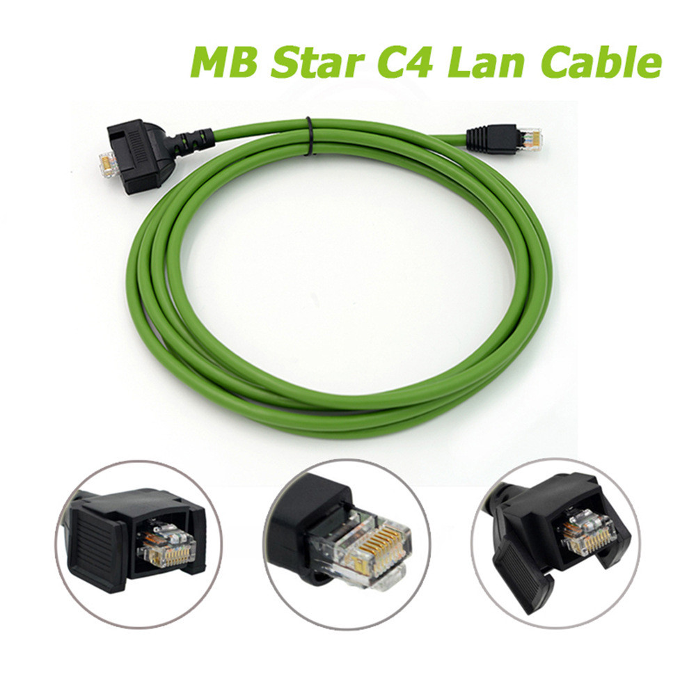 คุณภาพสูง Benz Detector C4 สายเคเบิลเครือข่าย OBD2 SD MB STAR C4 C5 เครื่องมือวินิจฉัยรถยนต์สายเคเบิลเครือข่าย