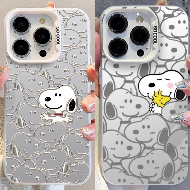 การ์ตูน Snoopy สําหรับ OnePlus NORD 4 3 Lite 5G NORD CE 3 4 2 5G 8T เคสโทรศัพท์น่ารักน่ารักกันกระแทก