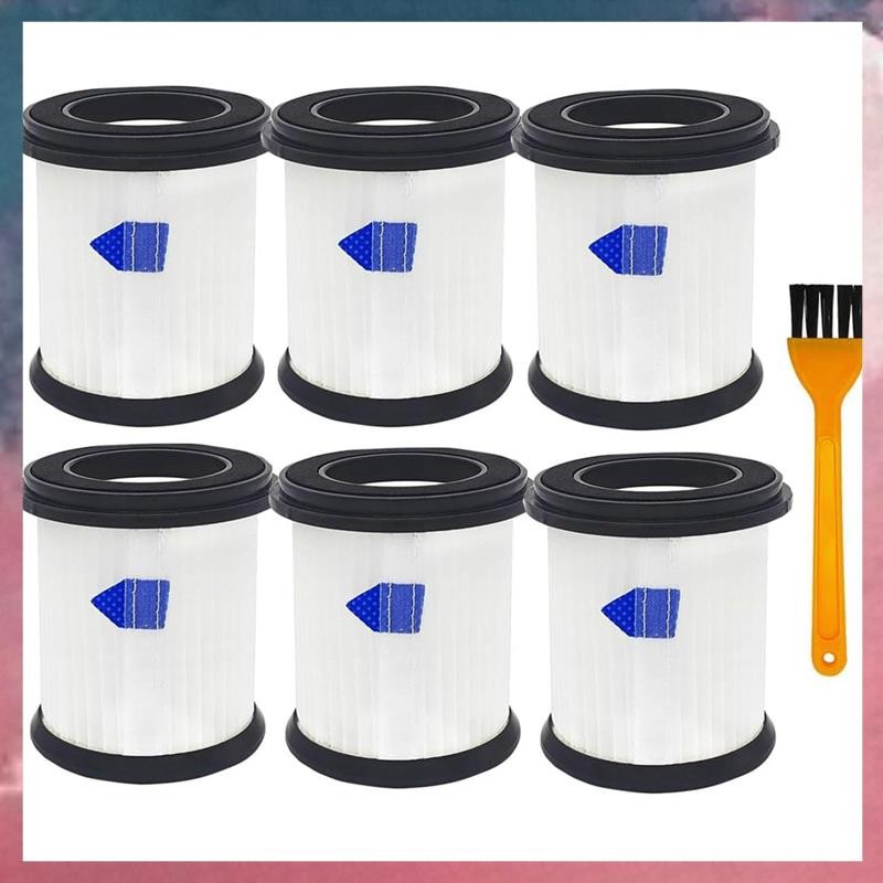 High-Efficiency Filter อะไหล่สําหรับ S6T/S6P Pro/N5 เครื่องดูดฝุ่นไร้สายกรอง Replacement-6Pack + 1 P