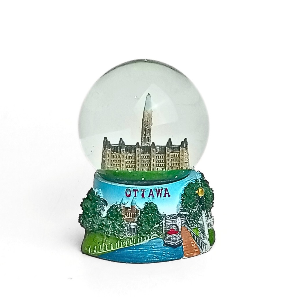 ของที่ระลึกแสดงลูกบอลหิมะลูกโลกหิมะ Ottawa by Canada