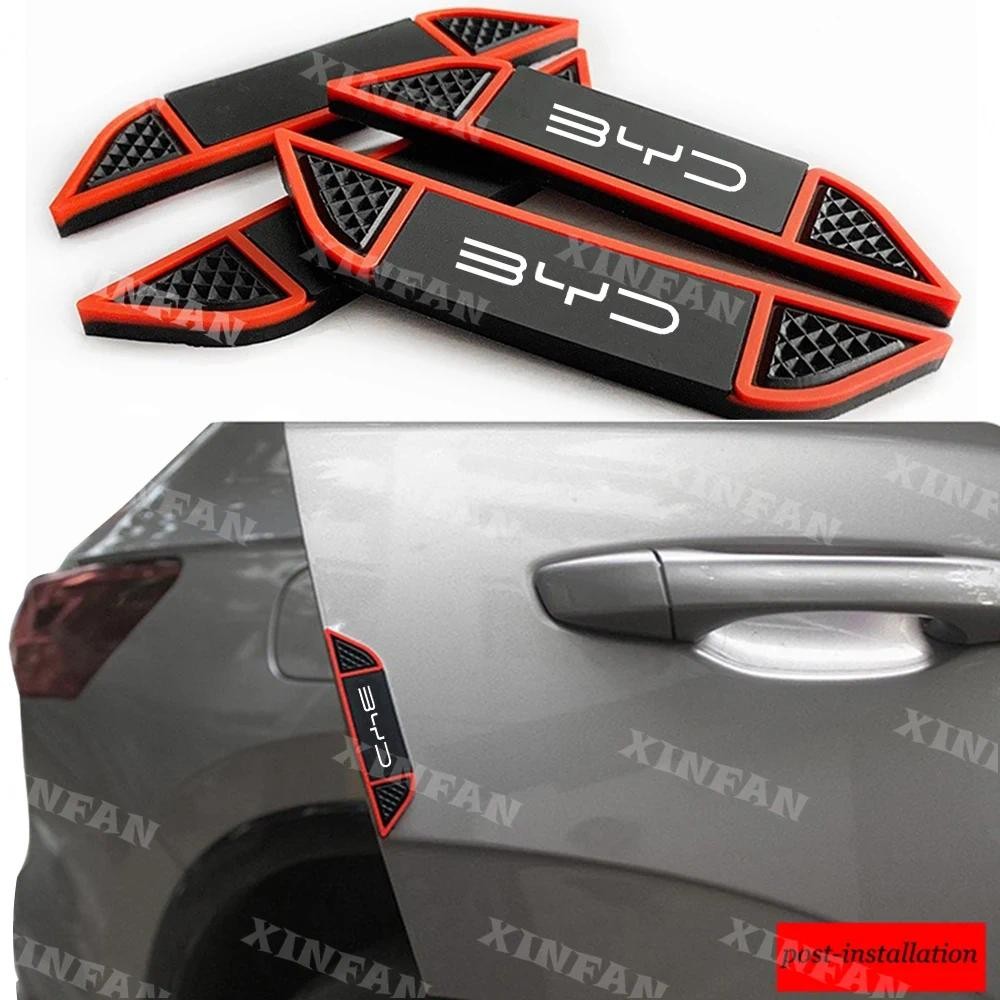 4pcs รถขอบประตู Anti Scratch ป้องกันแถบ Protector สติกเกอร์สําหรับ BYD F3 E6 Atto 3 หยวน Plus เพลง M