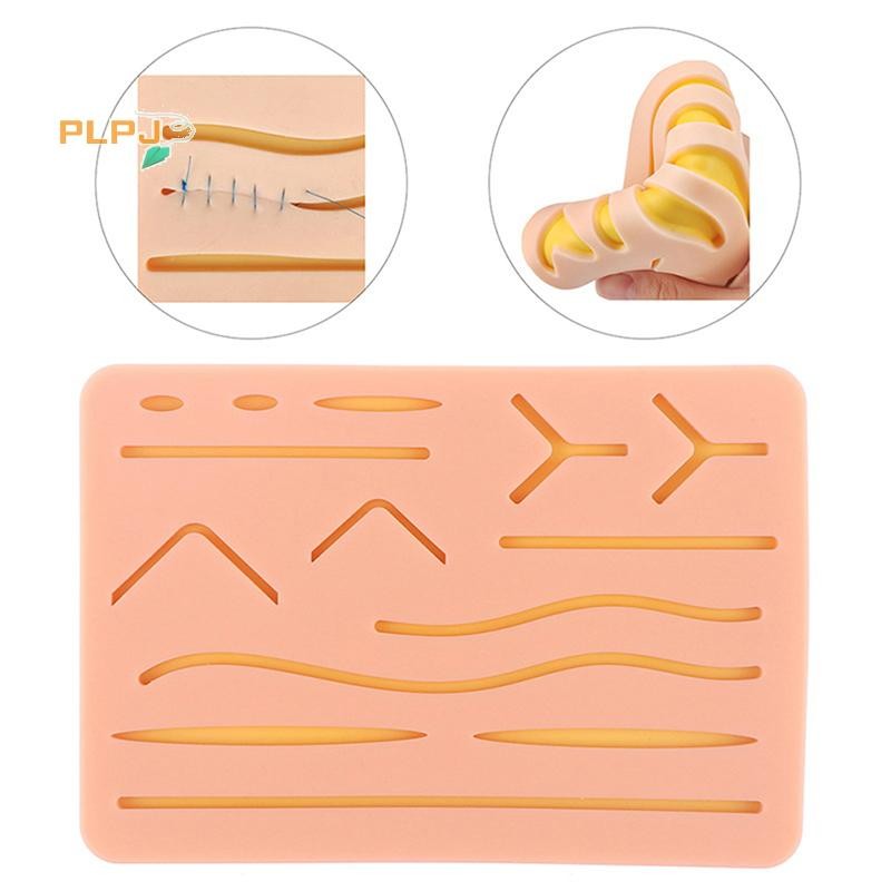 PLPJ Medical Skin Suture Practice ซิลิโคน Pad Wound จําลองผ่าตัดการฝึกอบรมใหม่