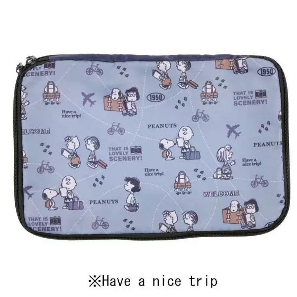 ❤️กระเป๋าเก็บของสําหรับเดินทาง❤️Japan Snoopy Snoopy Snoopy กระเป๋าเก็บเสื้อผ้าสําหรับเดินทางแบบบีบอั