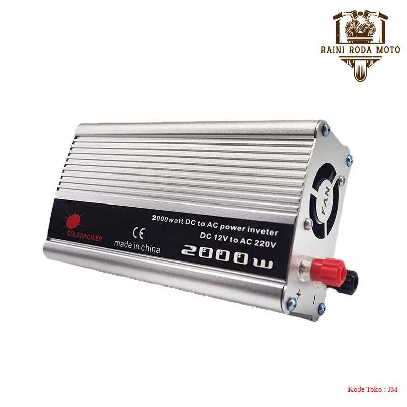 อินเวอร์เตอร์ไฟรถยนต์ดัดแปลงไซน์ | เวฟ DC 12V เป็น AC 220V 2000W - | VS20 เฉพาะกันฝน [ล้อ Raiin Moto
