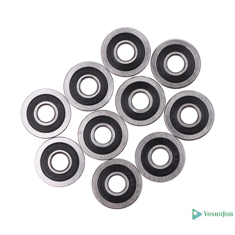 YosunJon] 10 ชิ้น F695-2RS แบริ่งสแตนเลสหน้าแปลนแบริ่งร่องลึกขนาดเล็ก F695 แบริ่งใหม่