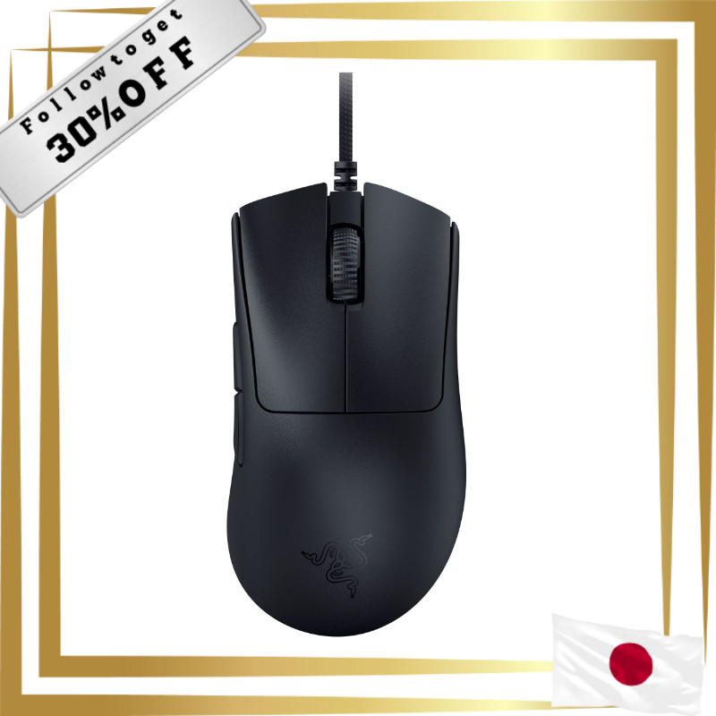 Razer DeathAdder V3 เมาส์เกมมิ่ง น้ำหนักเบาเพียง 59g สาย 8,000Hz อัตราการส่งข้อมูล 6 ปุ่ม 30,000DPI 