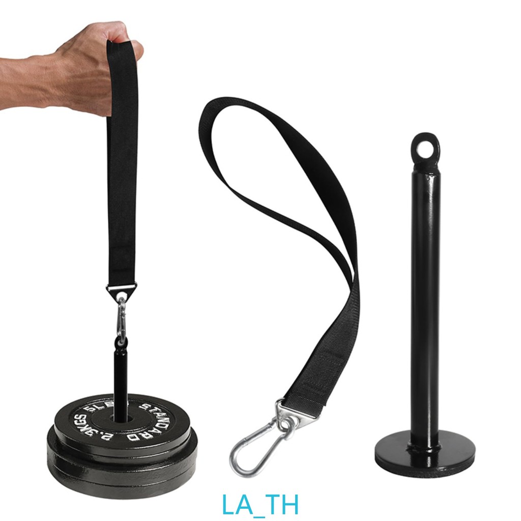 <LATH6.5>1 Pc Fitness Arm Wrestling Training Strap Belt Handle Forearm Exerciser Strengthener Power 